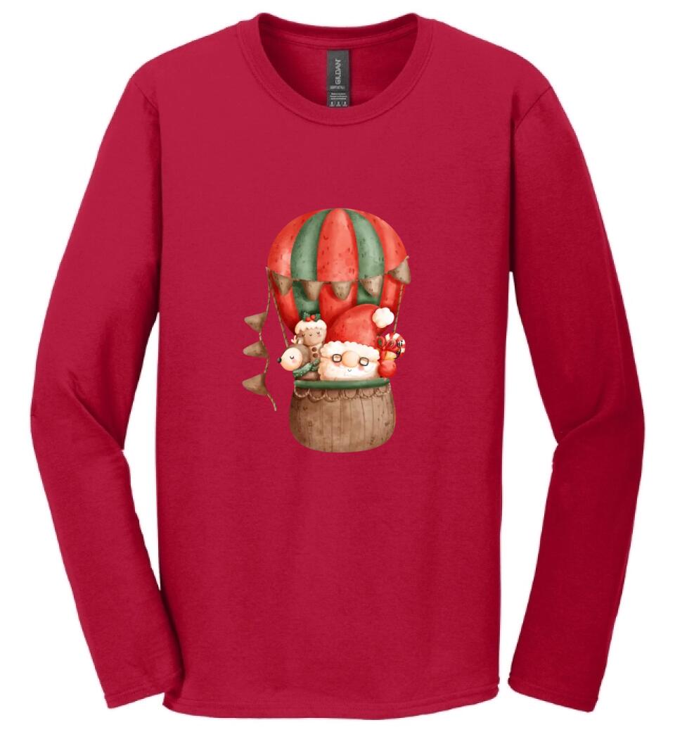 Hőlégballonos mikulás