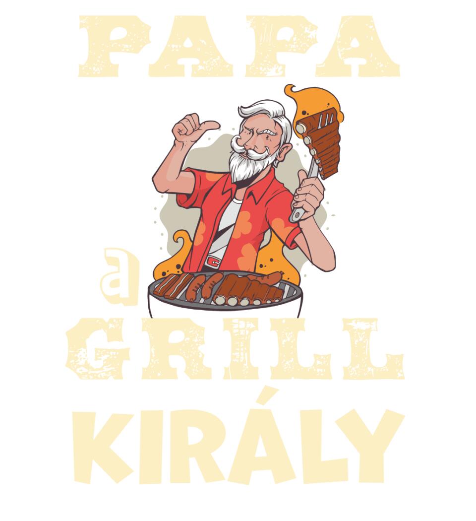 Papa a grill király Póló
