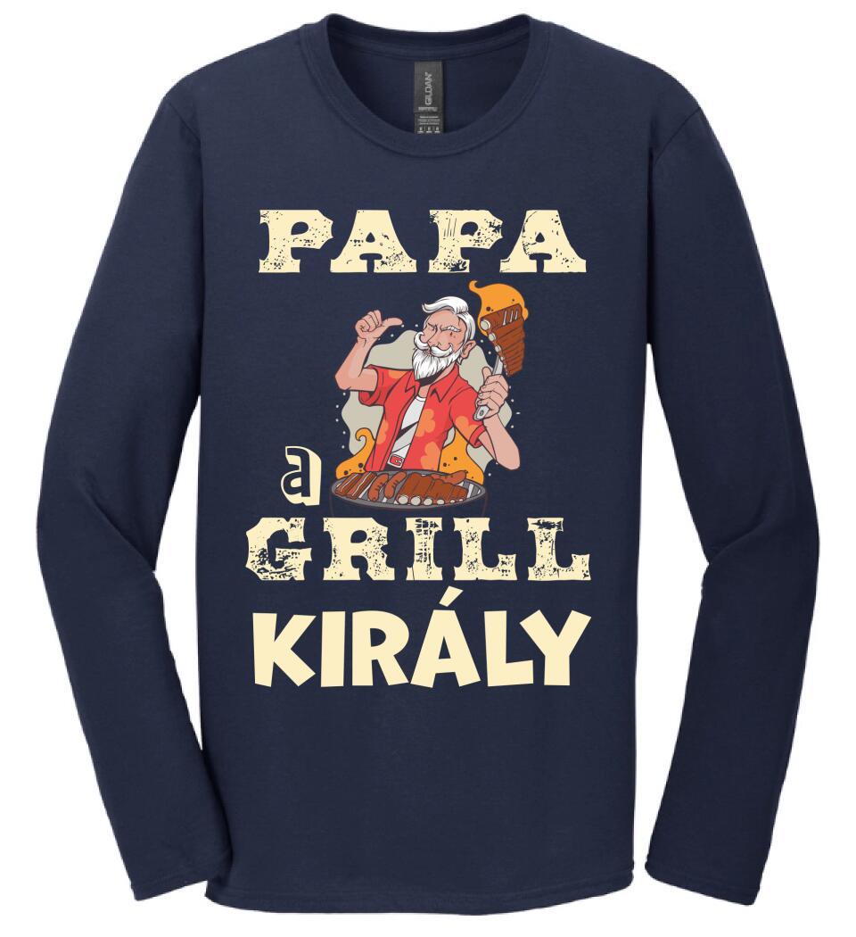 Papa a grill király Póló
