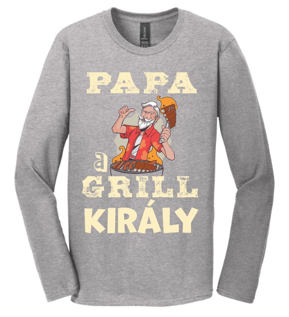 Papa a grill király Póló