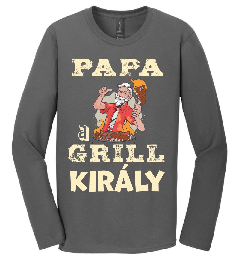 Papa a grill király Póló