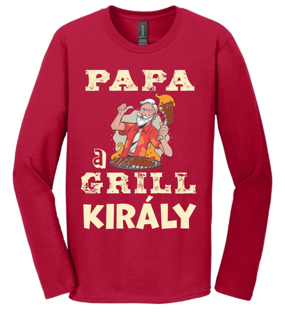 Papa a grill király Póló