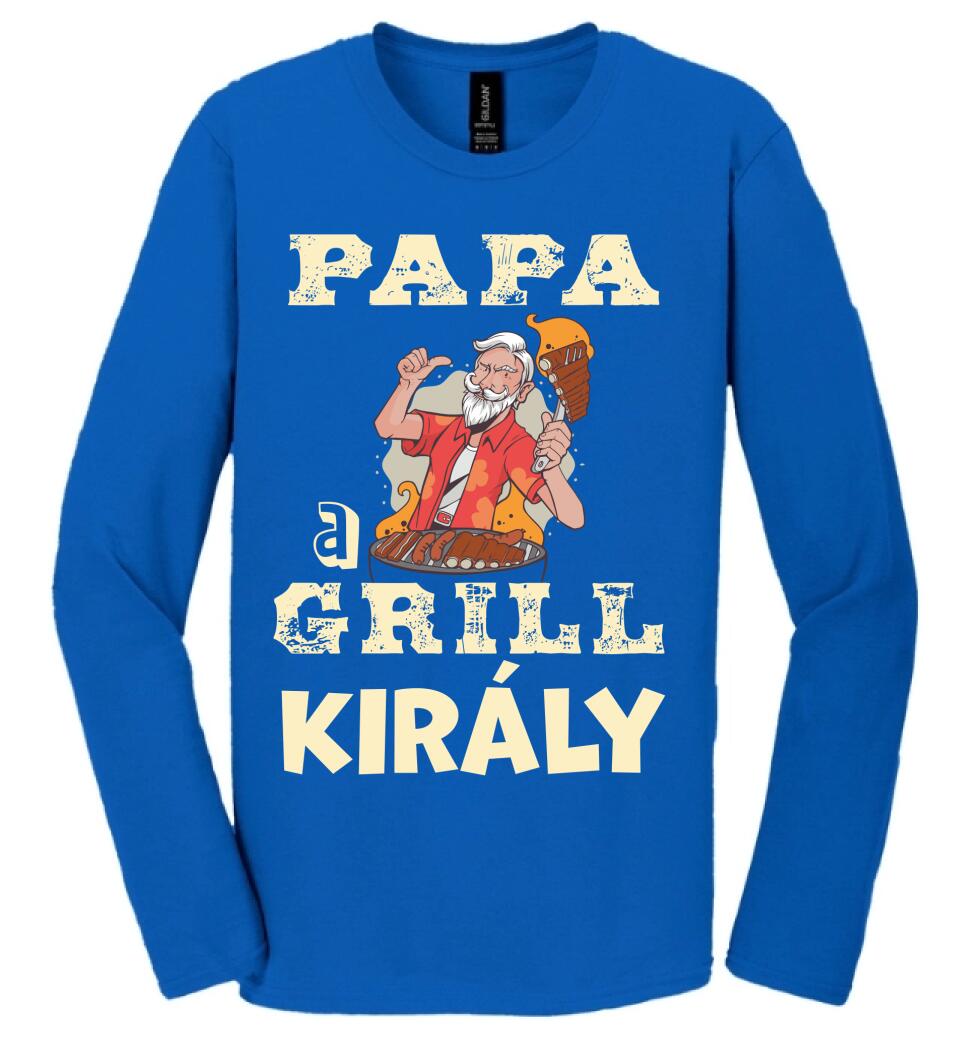 Papa a grill király Póló