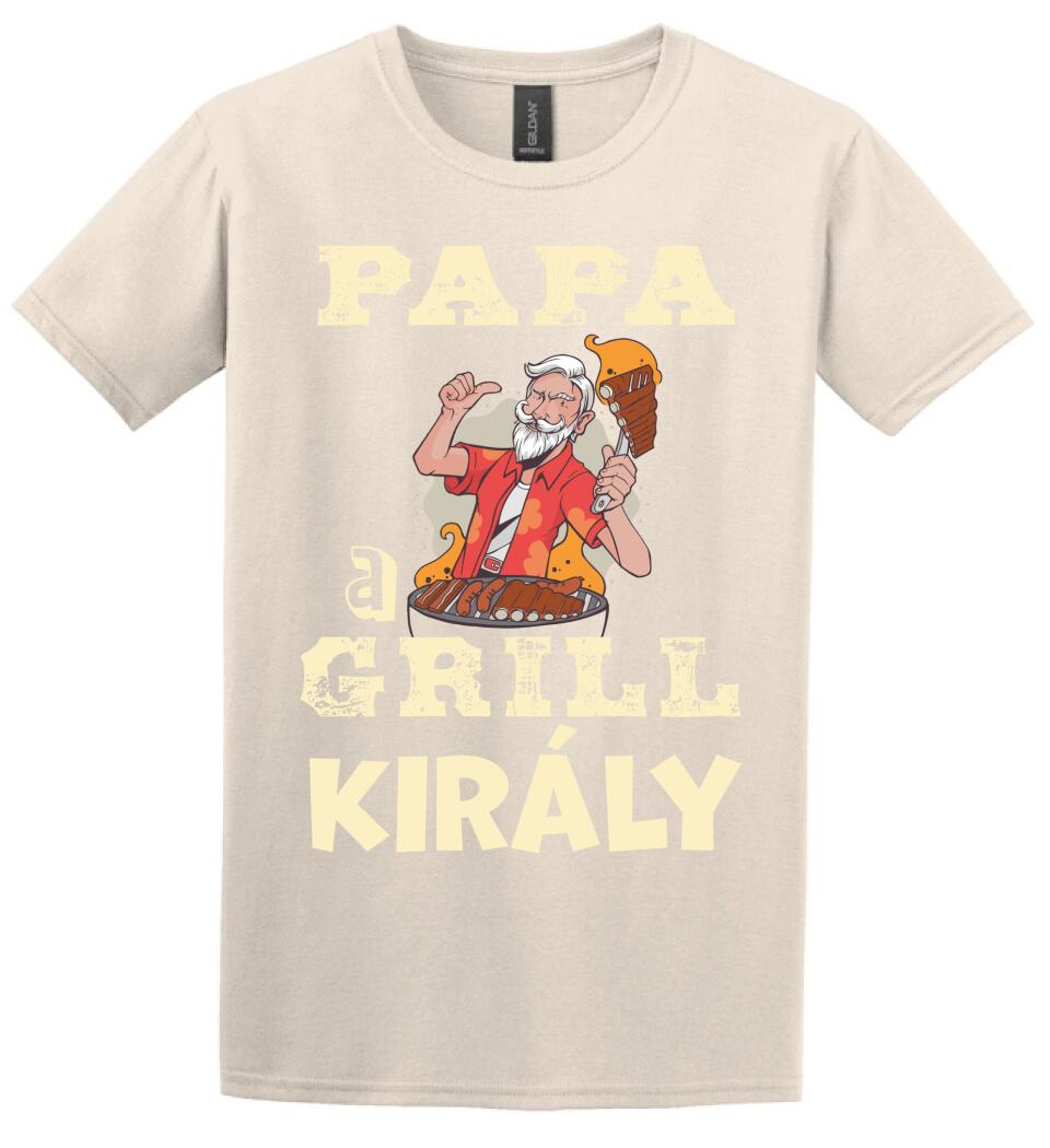 Papa a grill király Póló