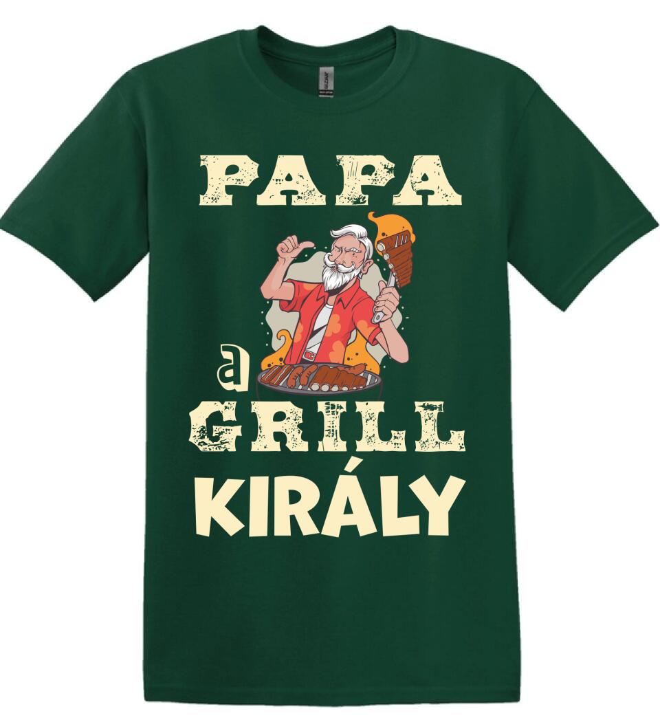 Papa a grill király Póló
