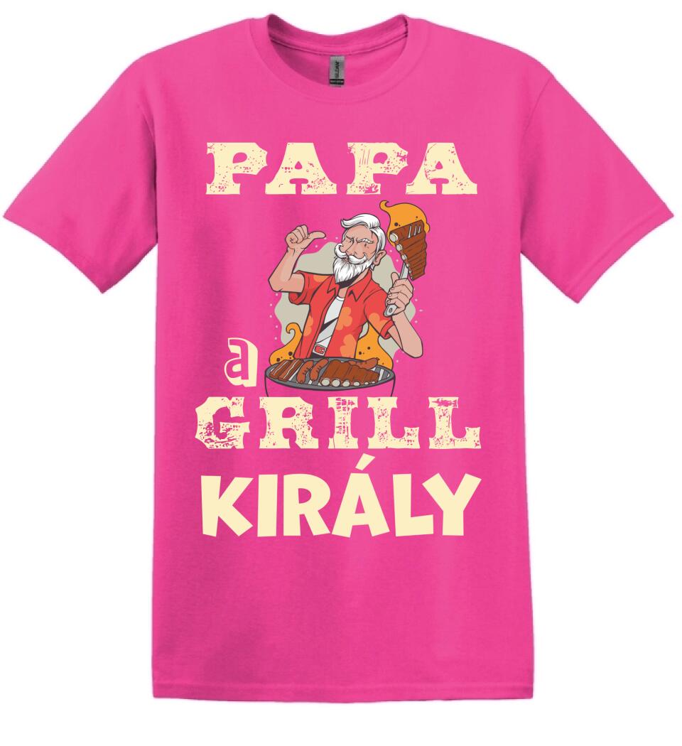 Papa a grill király Póló
