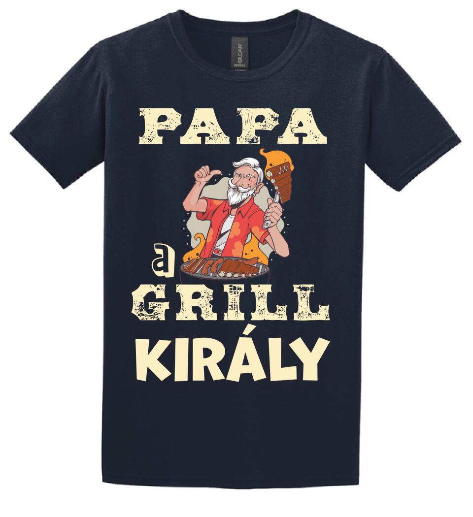 Papa a grill király Póló