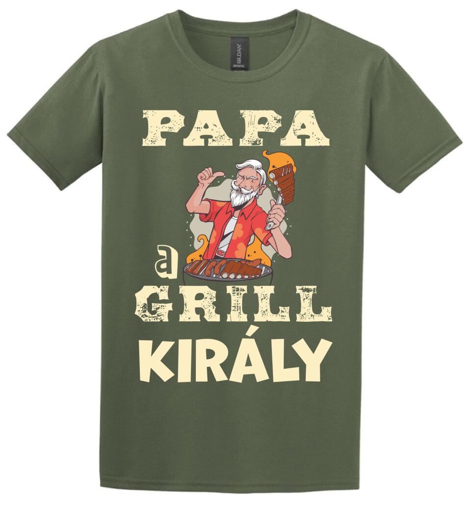 Papa a grill király Póló