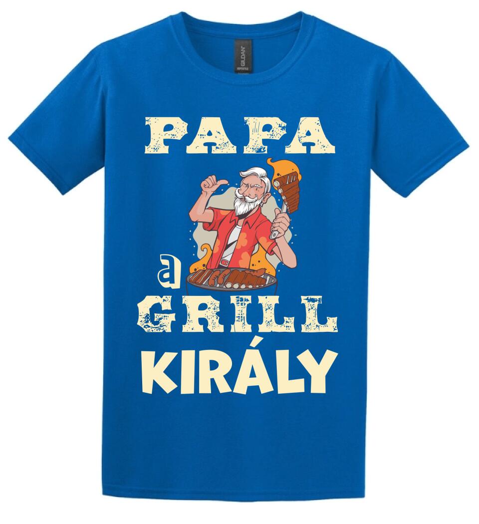 Papa a grill király Póló