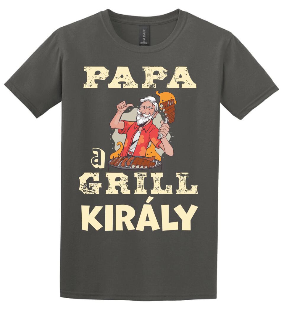 Papa a grill király Póló