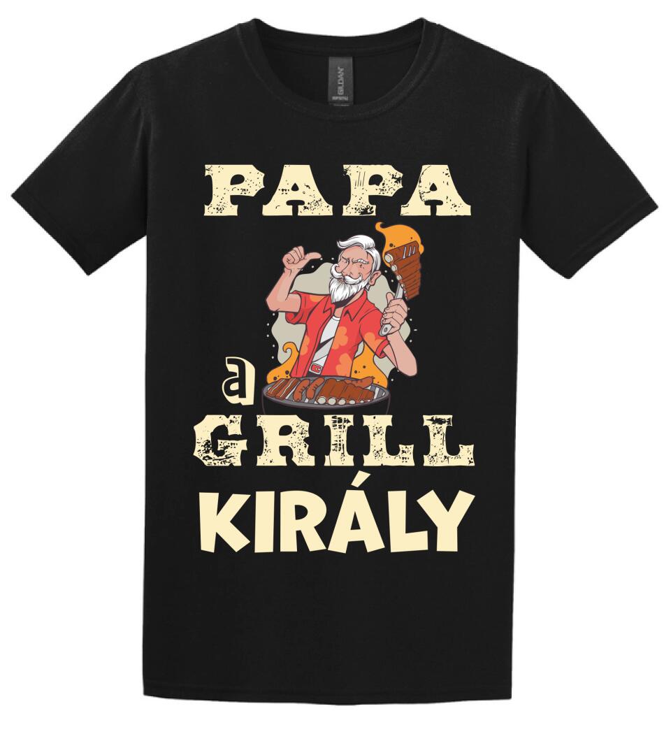Papa a grill király Póló