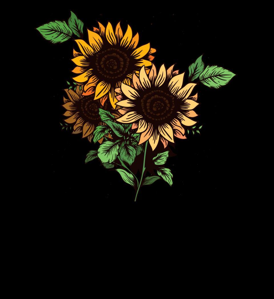 Napraforgó virág Póló