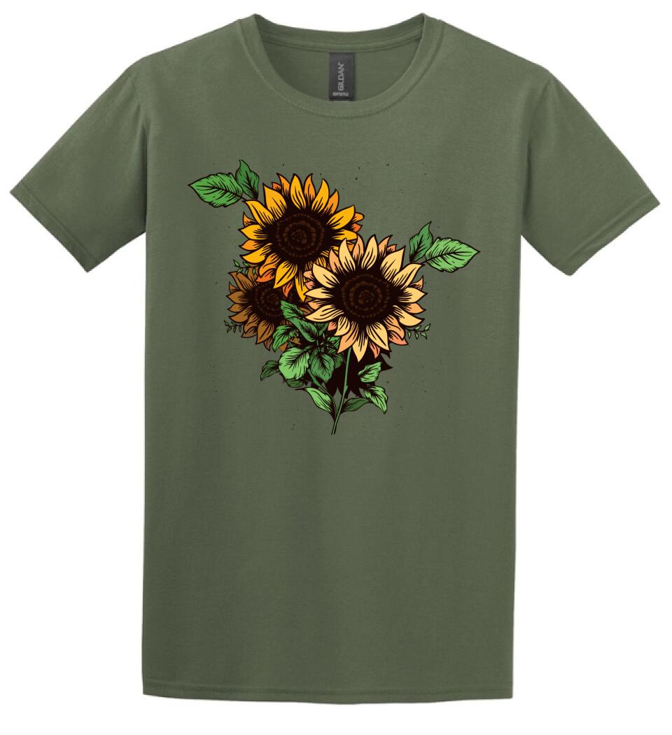 Napraforgó virág Póló