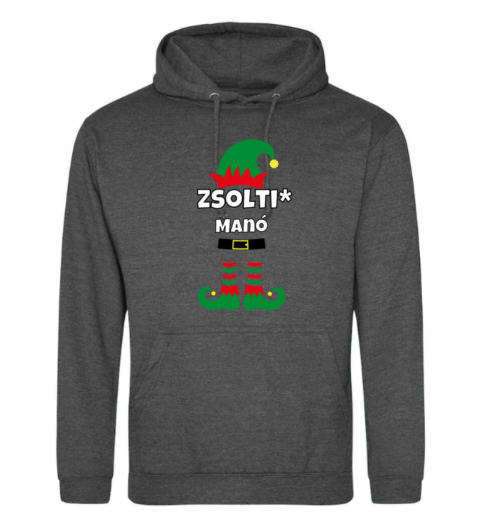 Manó póló egyedi névvel