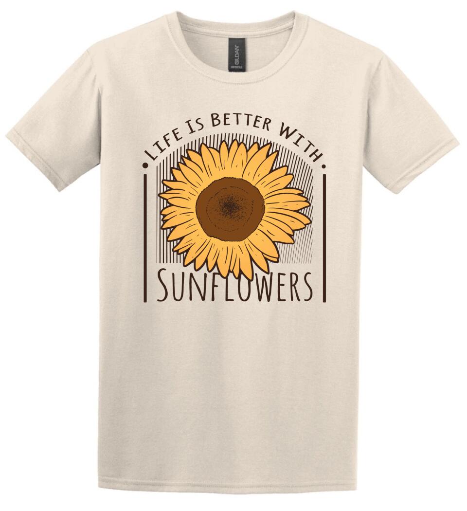 Napraforgó virág Póló