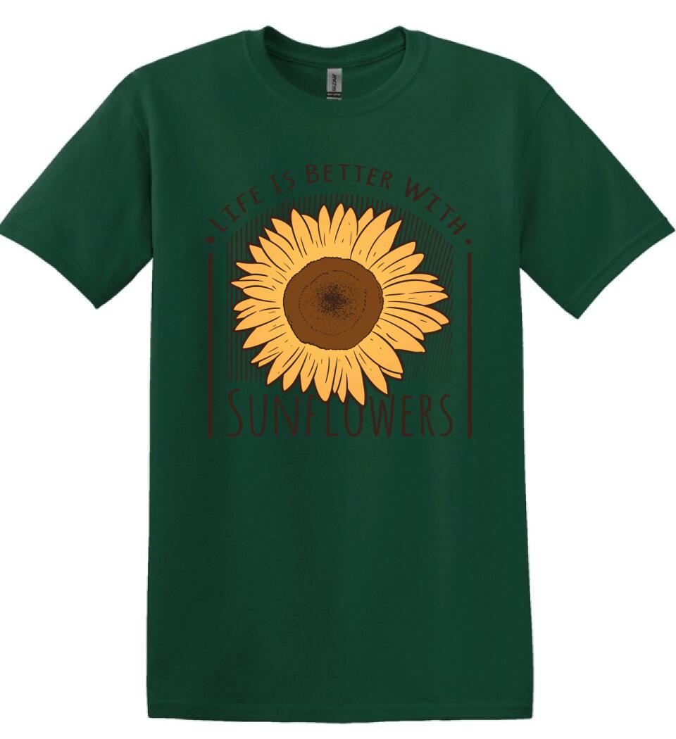 Napraforgó virág Póló