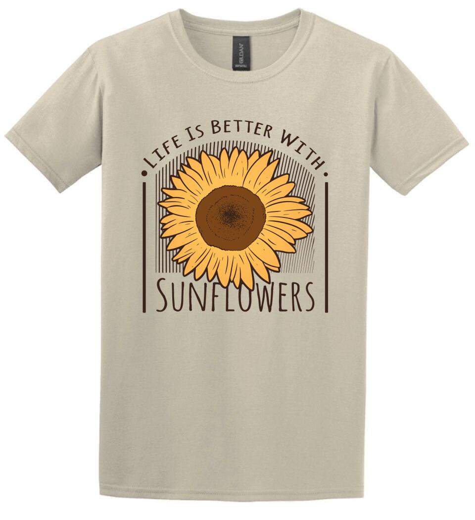 Napraforgó virág Póló