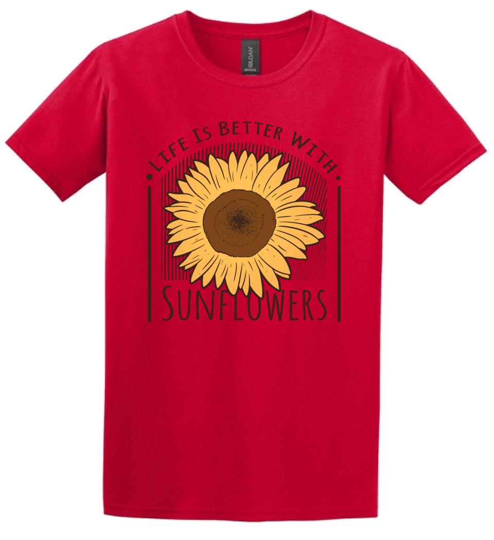 Napraforgó virág Póló