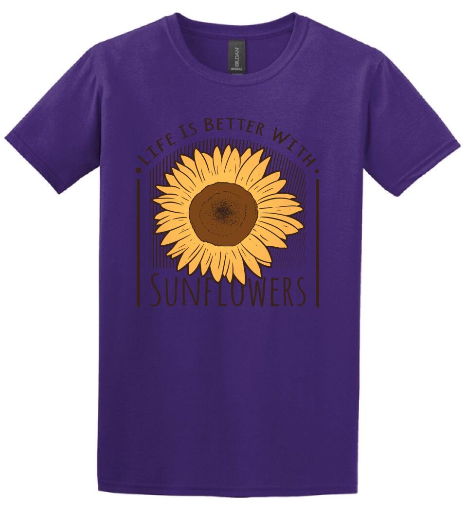 Napraforgó virág Póló