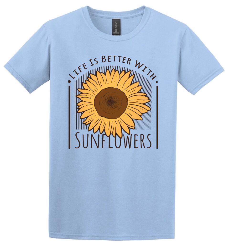 Napraforgó virág Póló