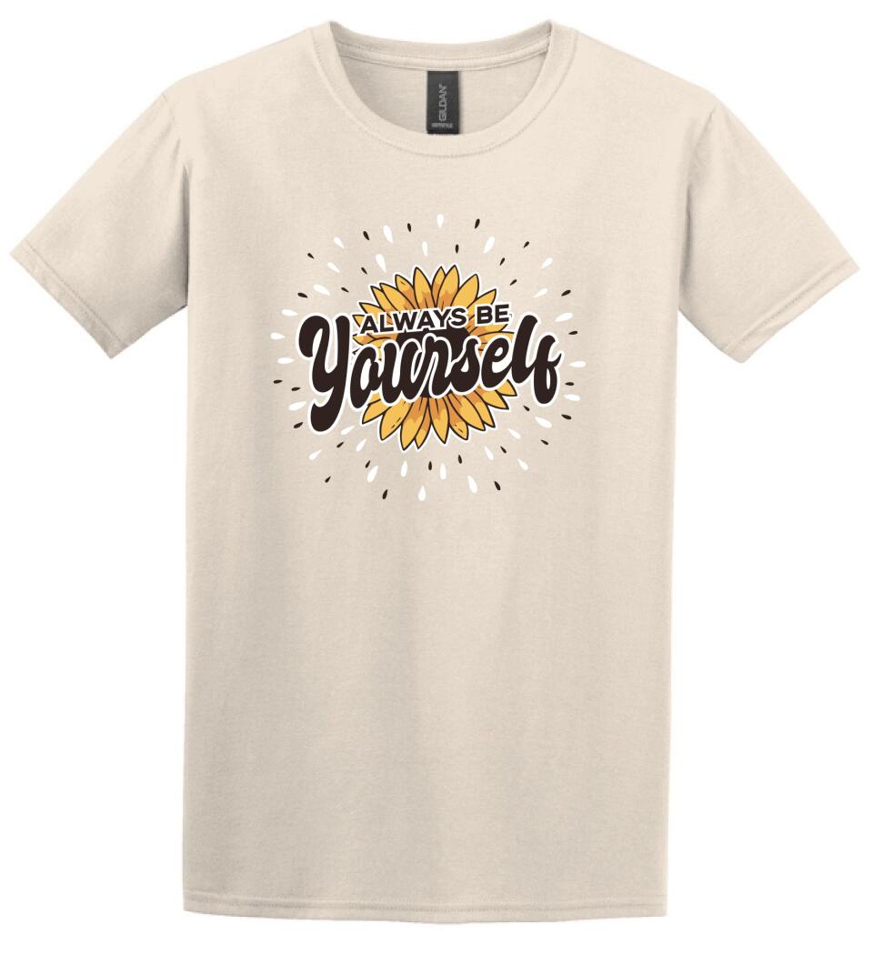 Napraforgó virág  always be yourself Póló