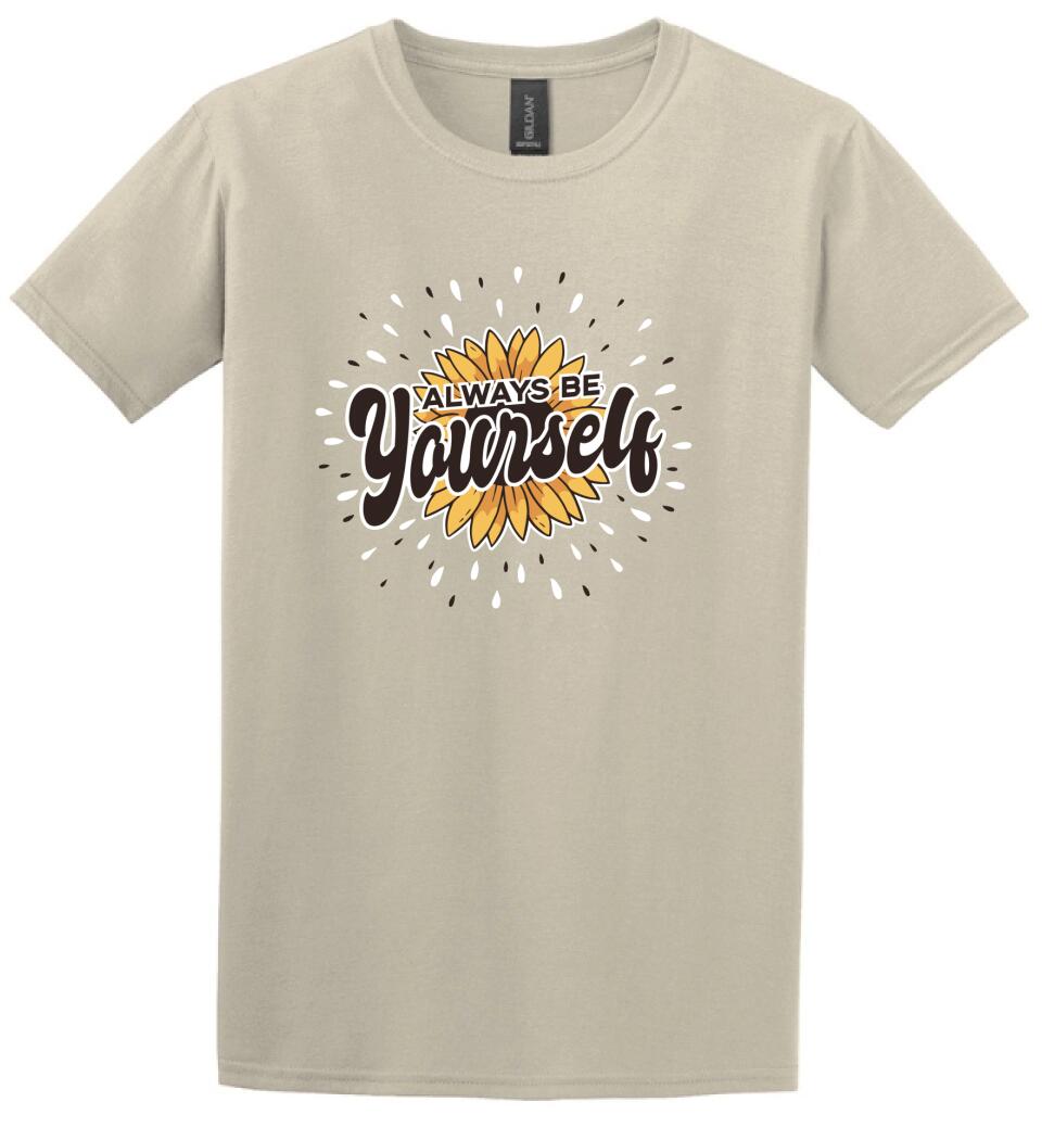 Napraforgó virág  always be yourself Póló