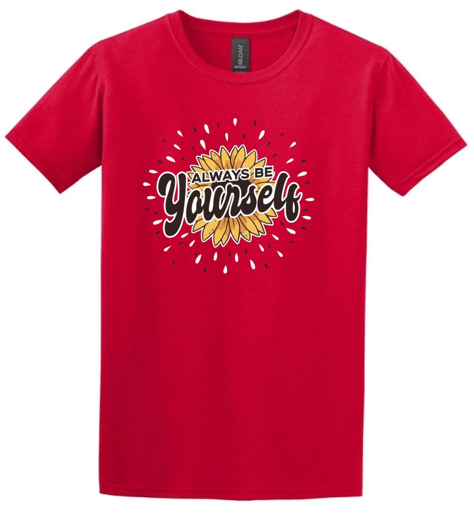 Napraforgó virág  always be yourself Póló