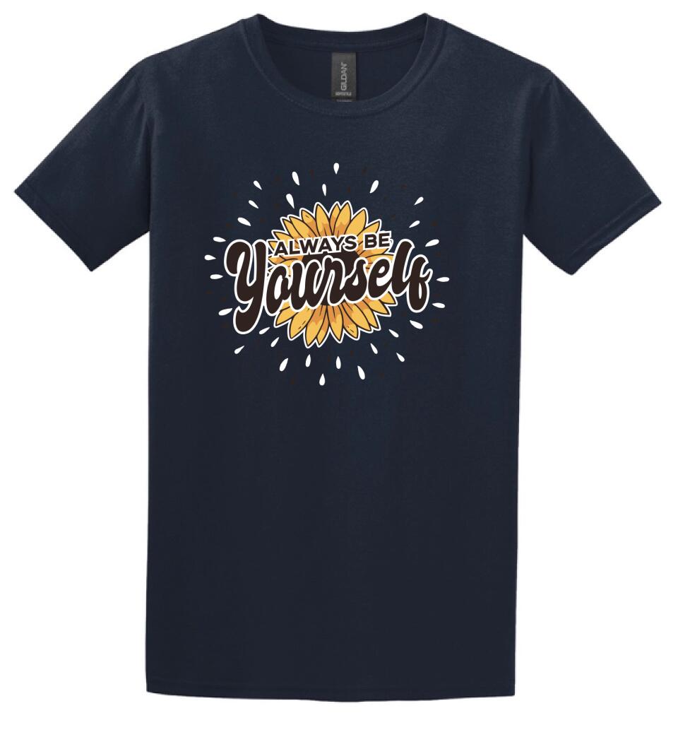 Napraforgó virág  always be yourself Póló