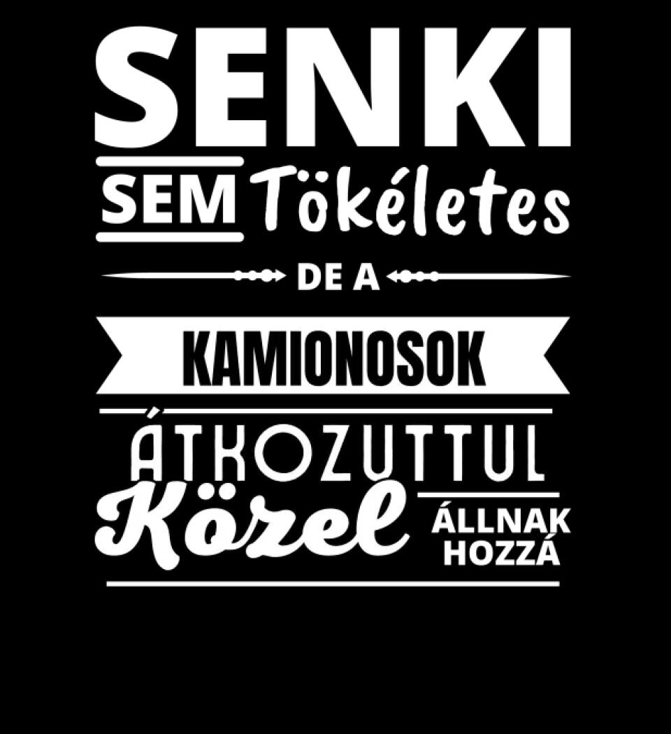 SENKI SEM TÖKÉLETES DE  KAMIONOSOK