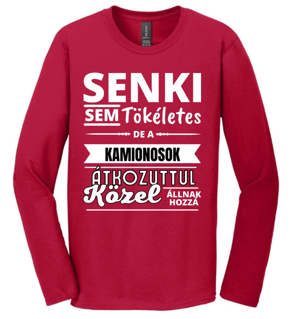 SENKI SEM TÖKÉLETES DE  KAMIONOSOK