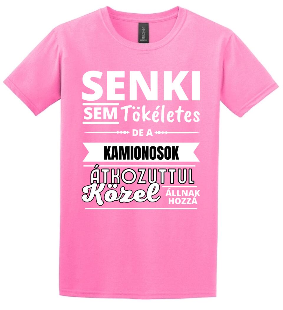 SENKI SEM TÖKÉLETES DE  KAMIONOSOK