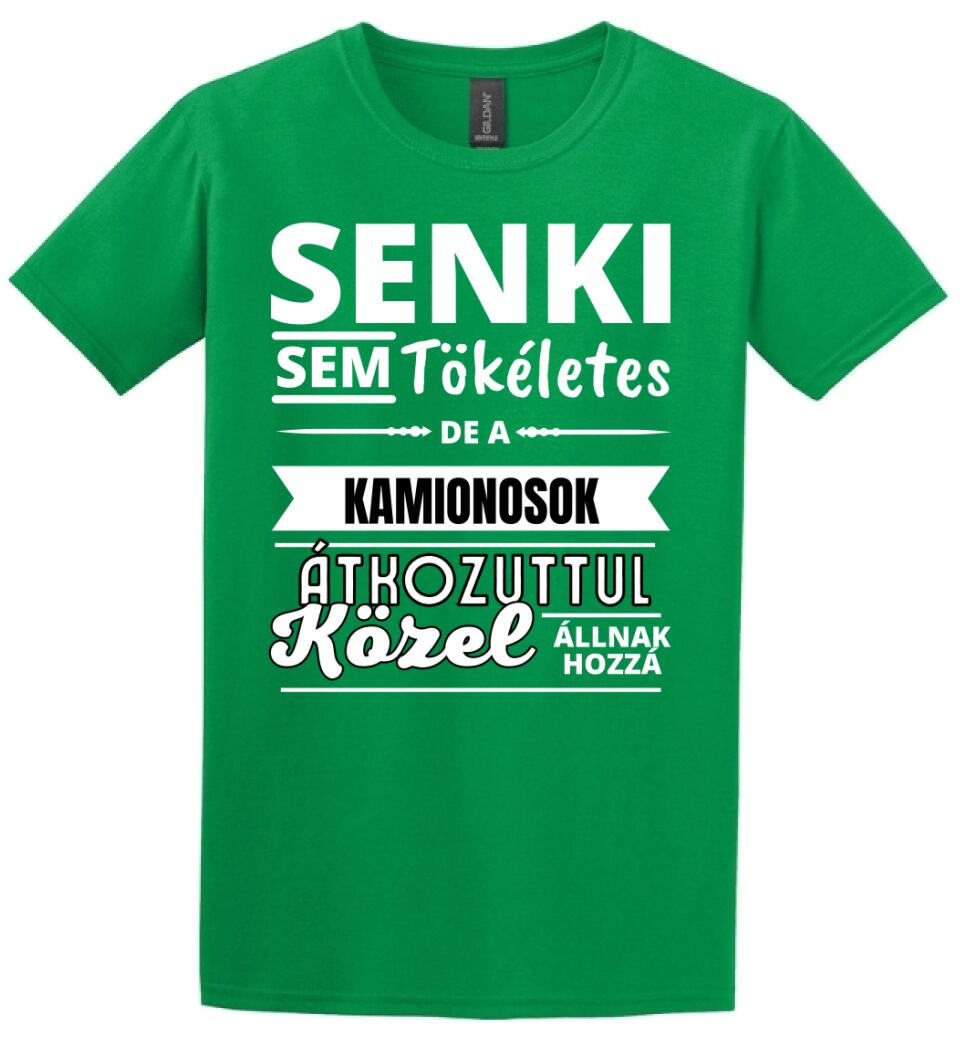 SENKI SEM TÖKÉLETES DE  KAMIONOSOK