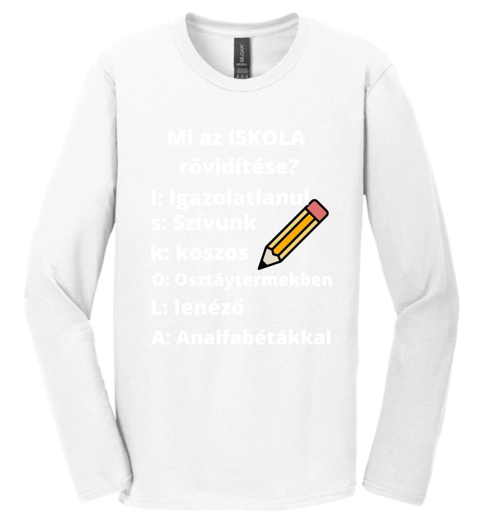 ISKOLA RÖVIDÍTÉSE