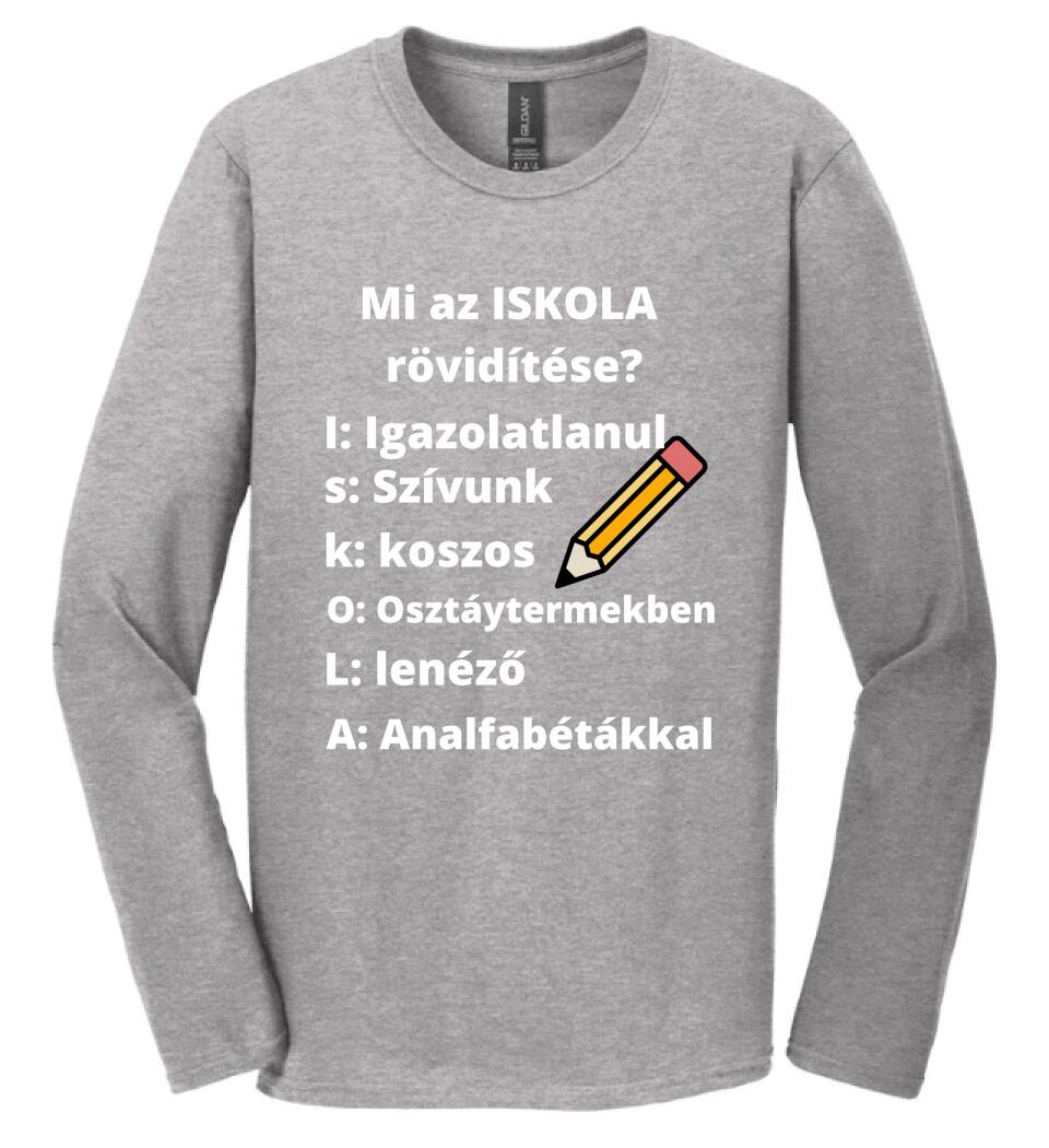 ISKOLA RÖVIDÍTÉSE