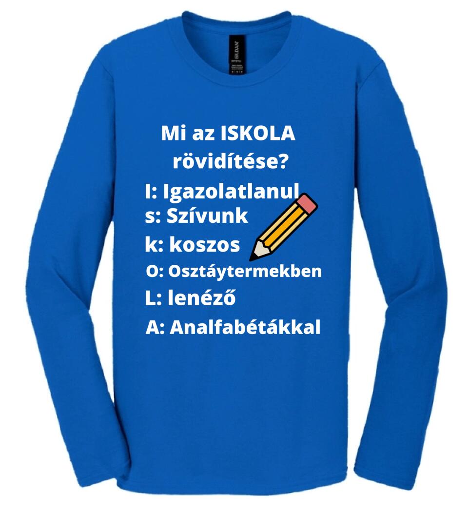 ISKOLA RÖVIDÍTÉSE