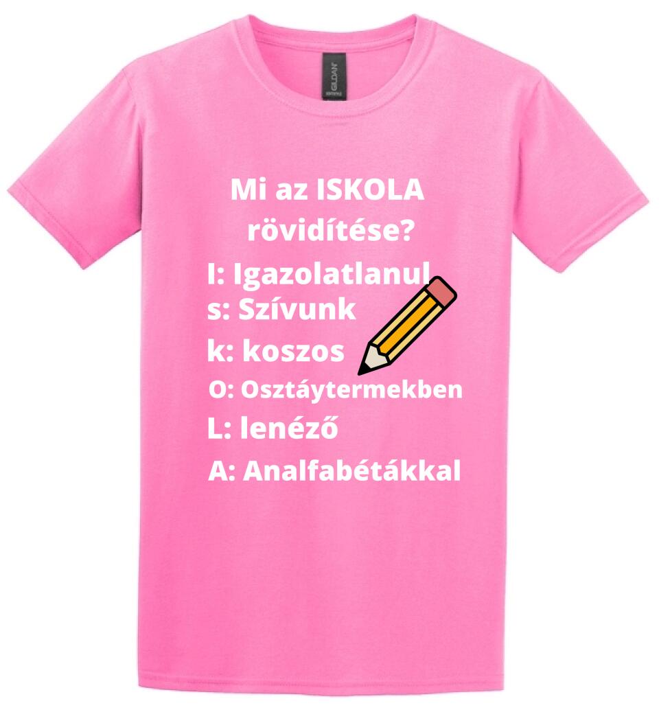 ISKOLA RÖVIDÍTÉSE