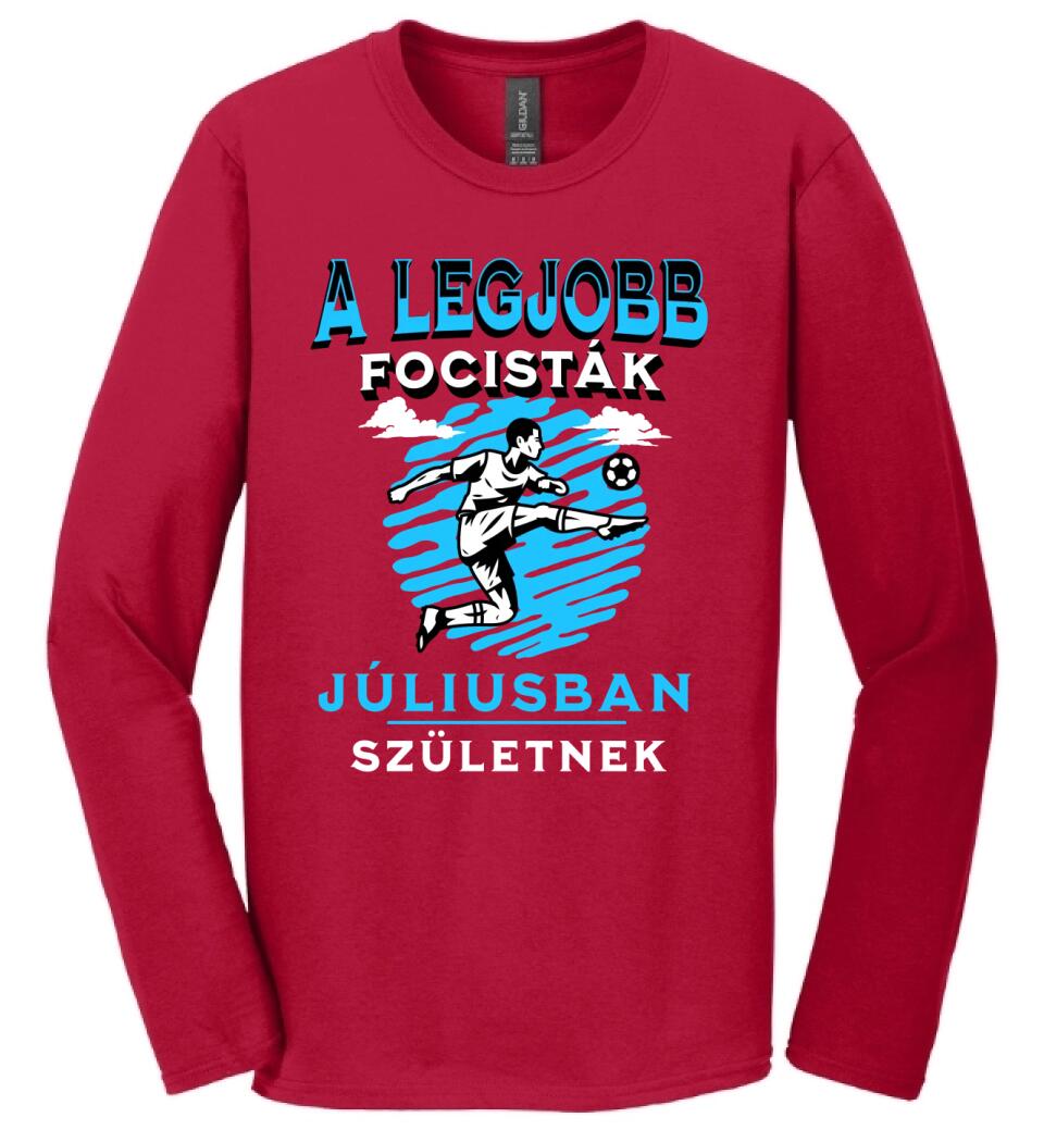 A legjobb focisták x hónapban születnek