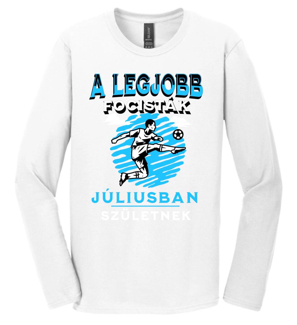 A legjobb focisták x hónapban születnek