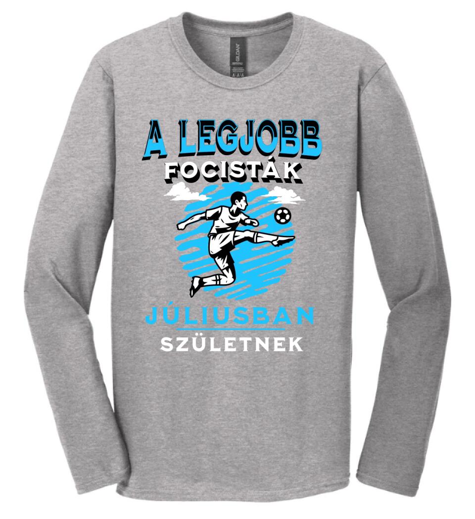 A legjobb focisták x hónapban születnek