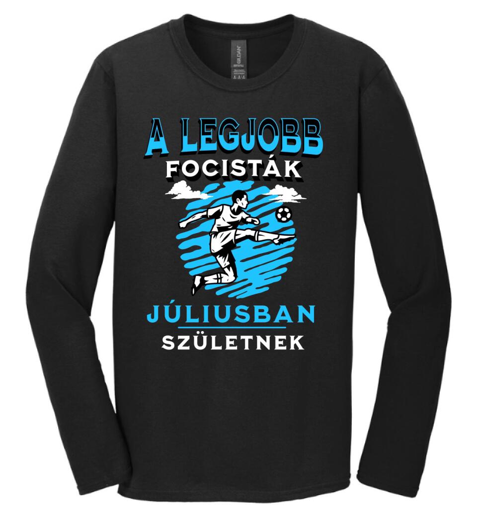 A legjobb focisták x hónapban születnek