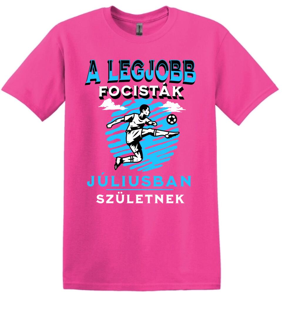 A legjobb focisták x hónapban születnek