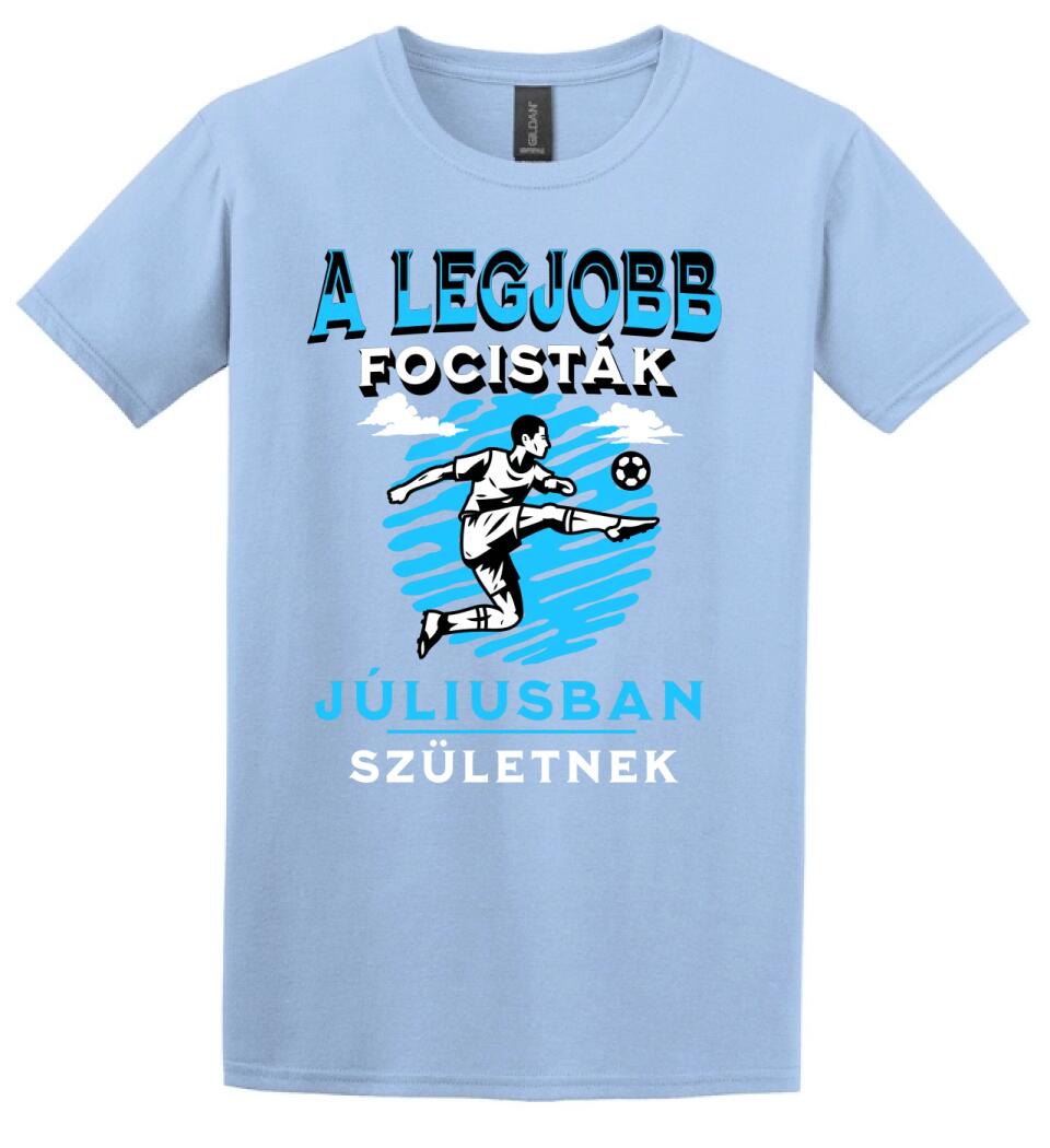 A legjobb focisták x hónapban születnek