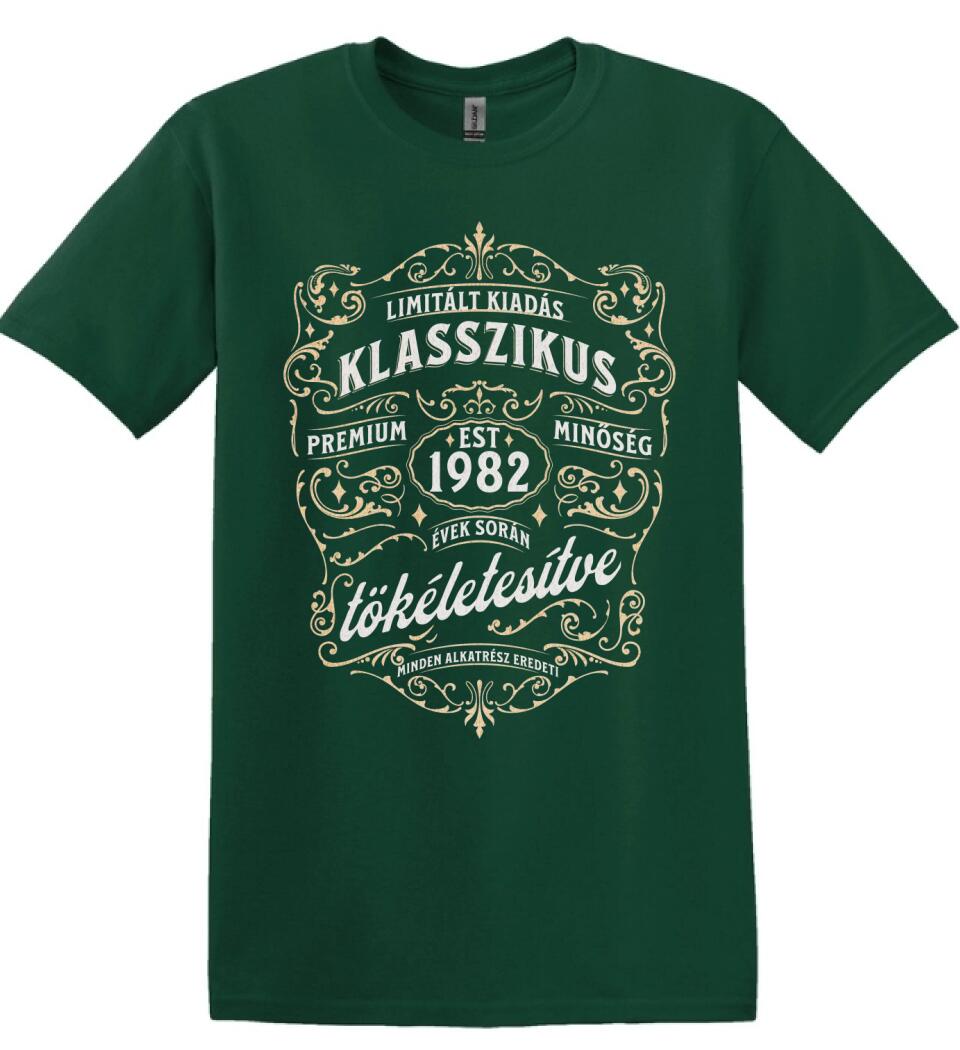 limitált kiadás születésnapi póló