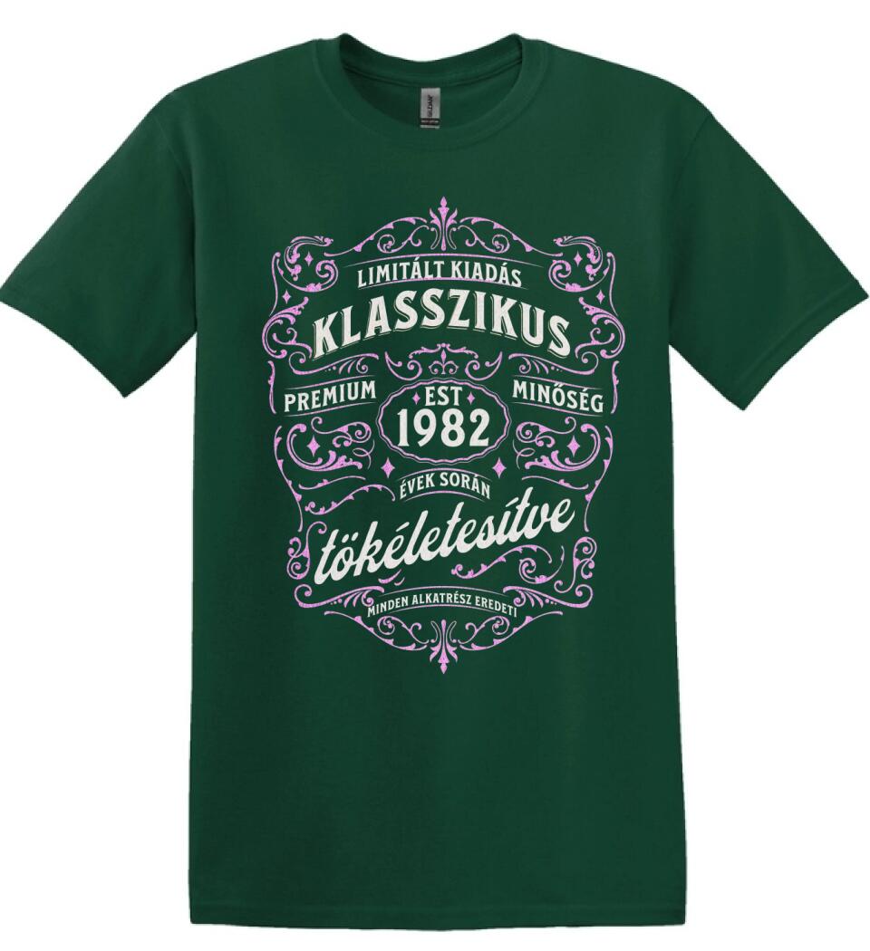 limitált kiadás születésnapi póló női