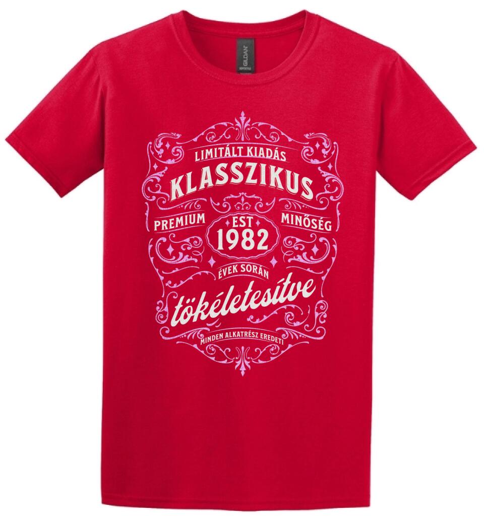 limitált kiadás születésnapi póló női