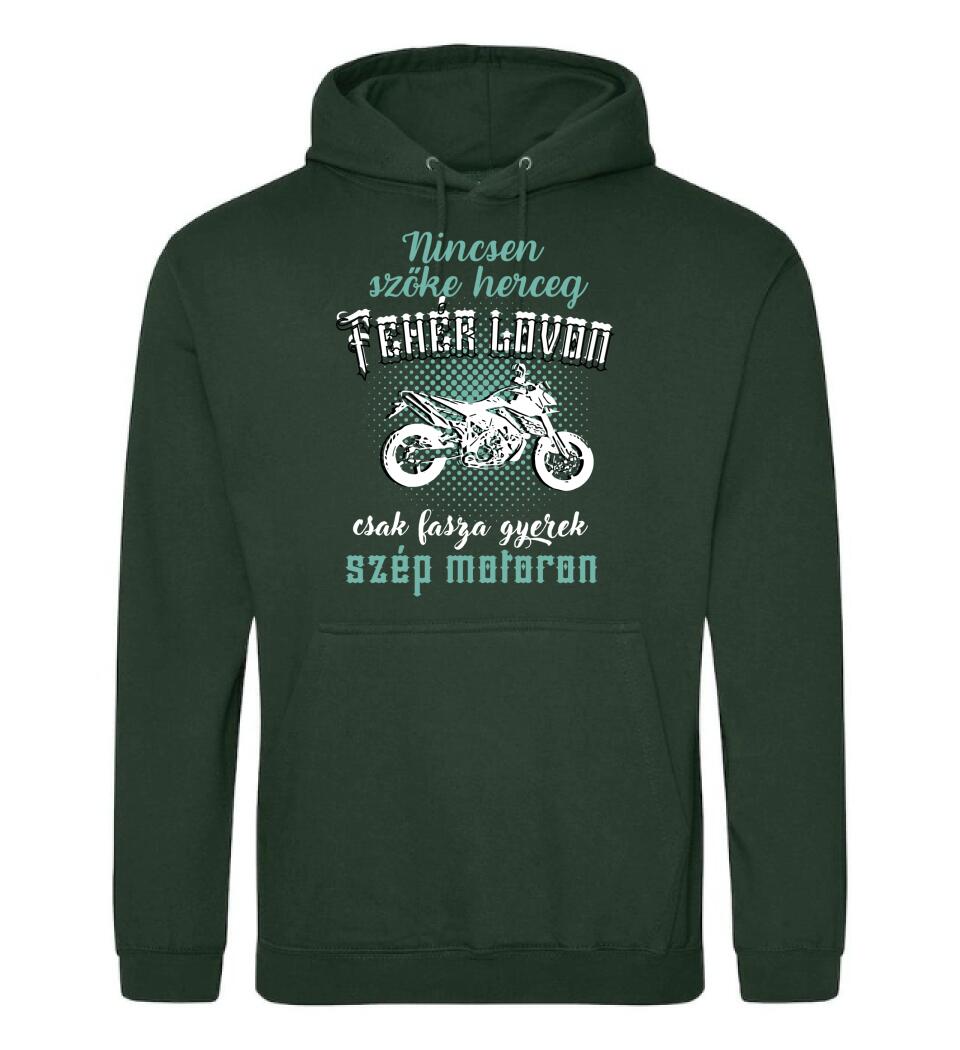 Szőke herceg szép motoron