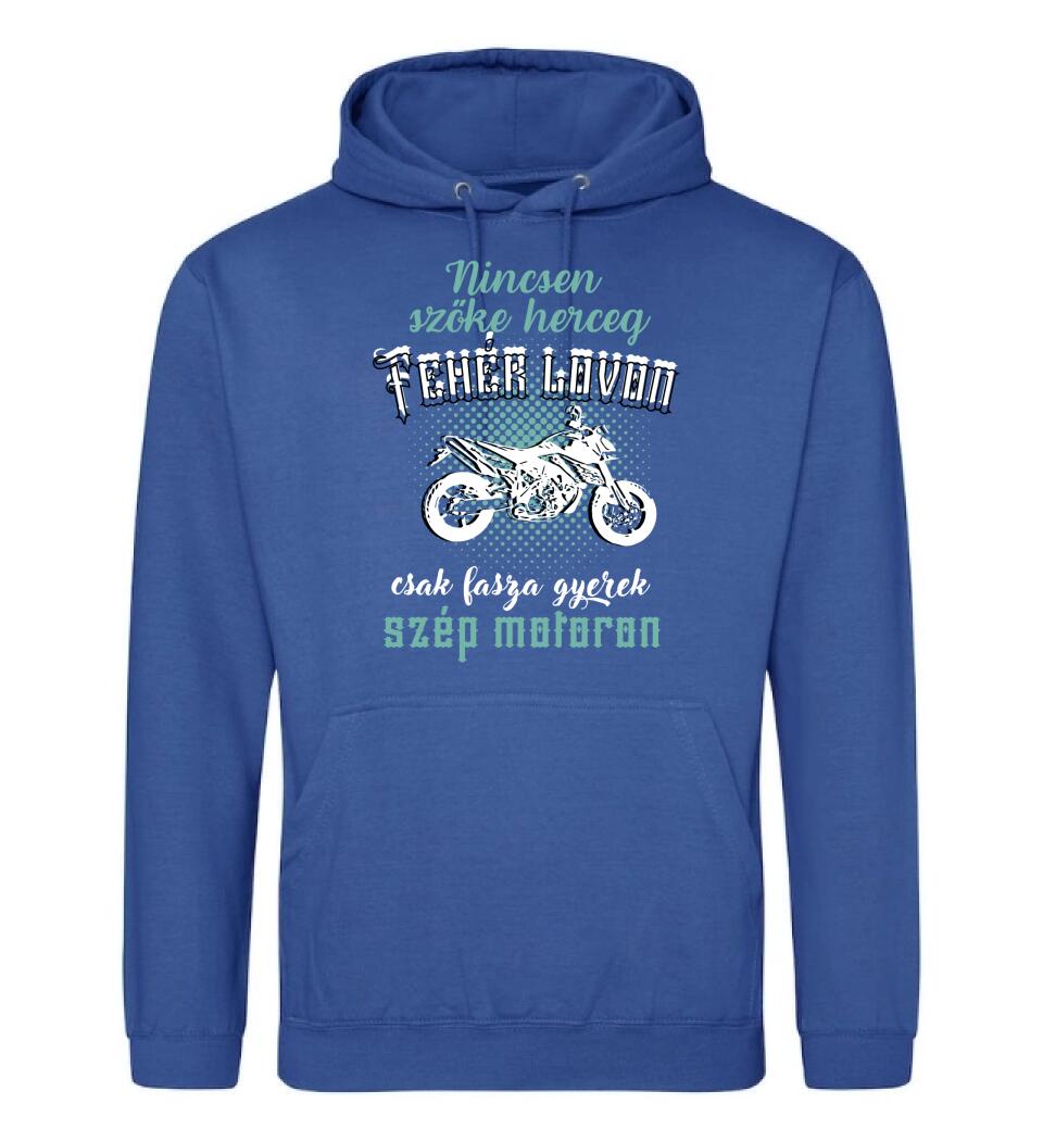 Szőke herceg szép motoron