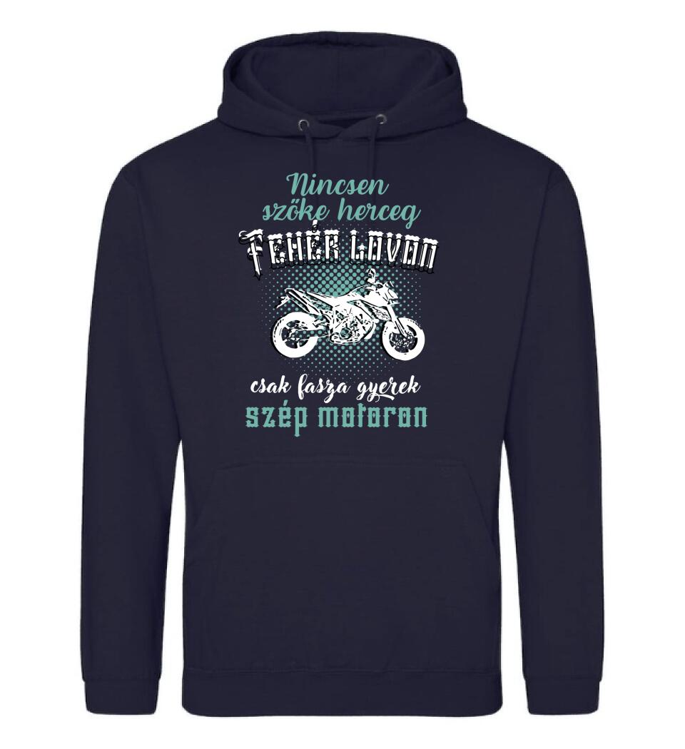 Szőke herceg szép motoron