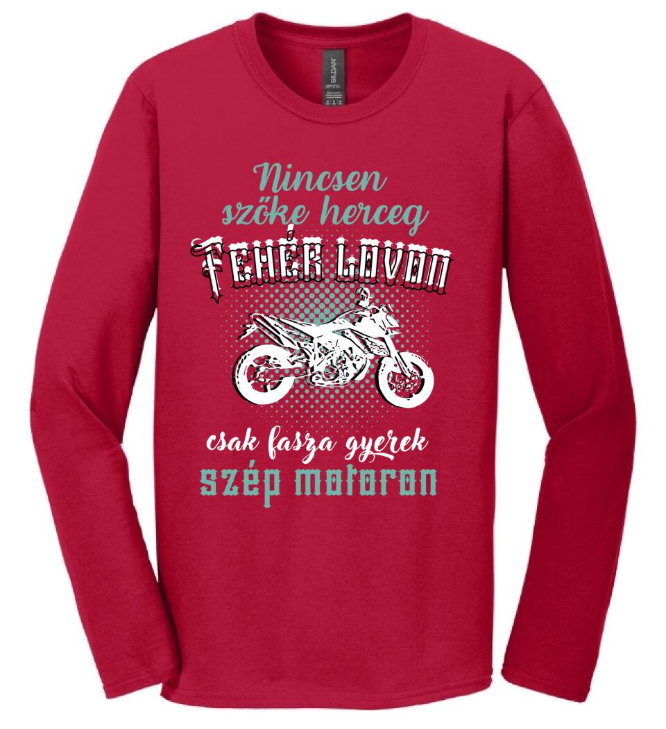 Szőke herceg szép motoron