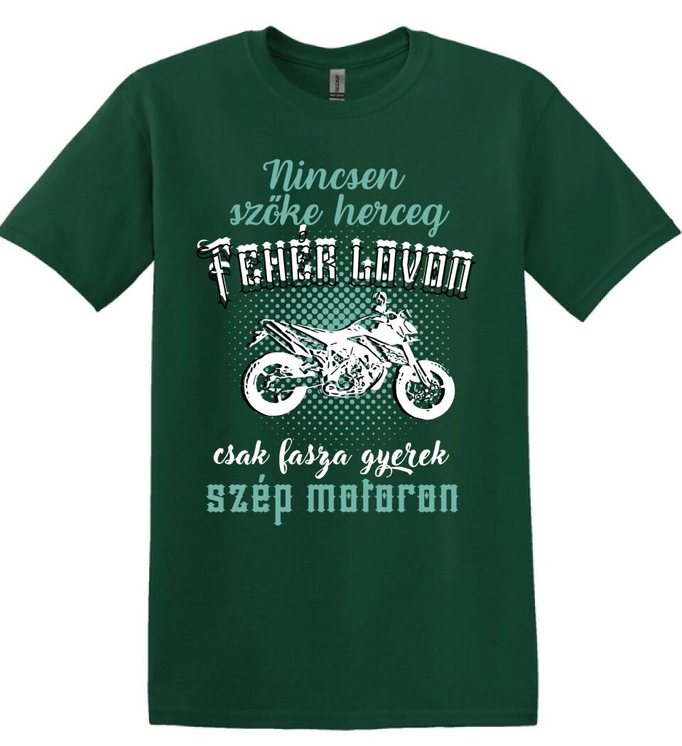 Szőke herceg szép motoron